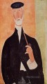 man with a pipe the notary of nice 1918 Amedeo Modigliani